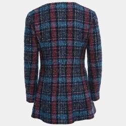 Pre Owned Chanel Multicolor Boucle Tweed Jacket M