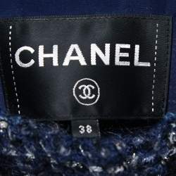 Pre Owned Chanel Multicolor Boucle Tweed Jacket M