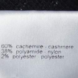 مملوكة مسبقًا Chanel Black Lurex Knit Maxi Skirt M