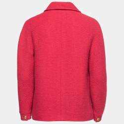 Chanel Boutique Vintage Pink Wool Jacket M