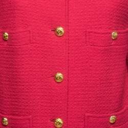 Chanel Boutique Vintage Pink Wool Jacket M