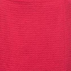 Chanel Boutique Vintage Pink Tweed Skirt M