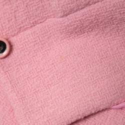 مملوكة مسبقًا Chanel Vintage Pink Wool Skirt Suit S/M