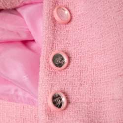 مملوكة مسبقًا Chanel Vintage Pink Wool Skirt Suit S/M