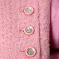 مملوكة مسبقًا Chanel Vintage Pink Wool Skirt Suit S/M