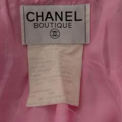 مملوكة مسبقًا Chanel Vintage Pink Wool Skirt Suit S/M