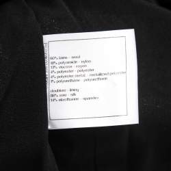 Chanel Black Knit Sequin Embroidered Jumper M