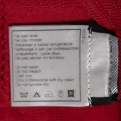 Chanel Burgundy Cotton Knit Camisole L