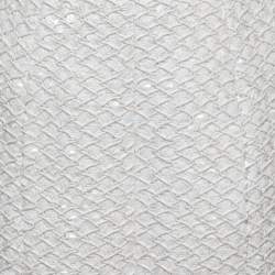 Pre Owned Chanel White Sequined Pencil Skirt M