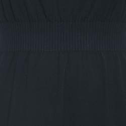 Chanel Black Knit Strappy Short Dress M