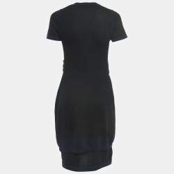 Pre Owned Chanel Black Cashmere Dress Set M