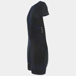 Pre Owned Chanel Black Cashmere Dress Set M