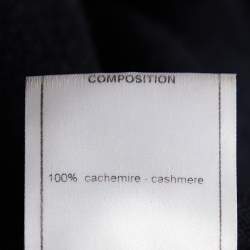 Chanel Black CC Embellished Cashmere Sleeveless Jumper M