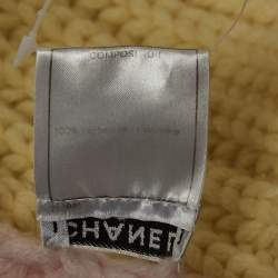 Chanel Multicolor Cashmere Knit Asymmetrical Pullover S