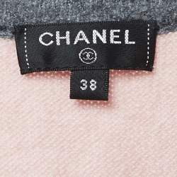 Chanel Pink Cashmere Buttoned Sweater Vest M