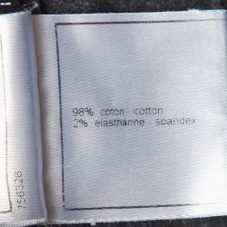 Pre Owned Chanel Dark Grey Denim Short S 28"