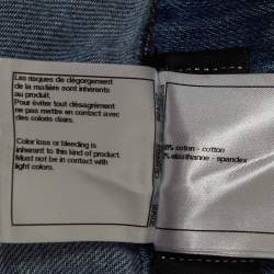 Chanel Blue Washed Denim  Jeans M Waist 31"