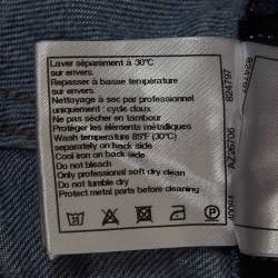 Chanel Blue Washed Denim  Jeans M Waist 31"