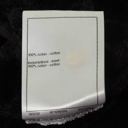 مملوكة مسبقًا  Chanel Black Terry Coco Beach Mini Cover-Up Dress S 