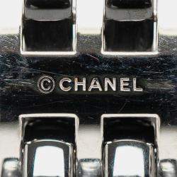 Chanel 18K White Gold Ceramic Ultra Ring #48