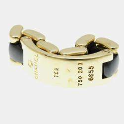 Chanel 18K Yellow Gold Ultra Collection Ceramic No Stone Ring