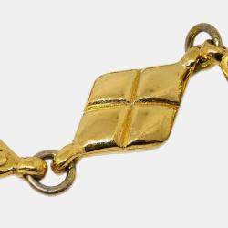 Chanel Gold Plated Chain Necklace