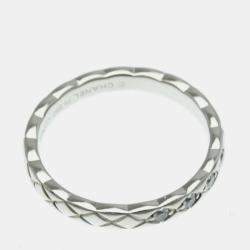 Chanel Coco Crush Diamond  and Platinum Band Ring EU 51