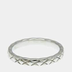 Chanel Coco Crush Diamond  and Platinum Band Ring EU 51