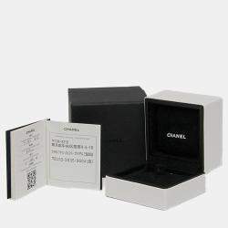 Pre Owned Chanel Coco Crush  Fashion No Stone Mini Model 18K Pink Gold Band Ring