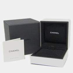 Pre Owned Chanel Coco Crush Mini Model Pink Gold 18K Fashion No Stone Band Ring Pink Gold