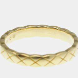 مملوكة مسبقًا Chanel Coco Crush Mini Model Yellow Gold 18K Fashion No Stone Band Ring Gold