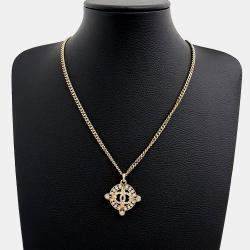 مملوكة مسبقًا قلادة شانيل ذهب