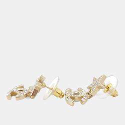 Pre Owned Chanel Gold Earrings