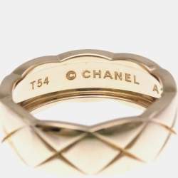 مملوكة مسبقًا خاتم شانيل كوكو كراش مقاس متوسط ذهب وردي عيار 18 خاتم لا يحتوي على أحجار ذهب وردي