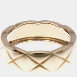 مملوكة مسبقًا خاتم شانيل كوكو كراش مقاس متوسط ذهب وردي عيار 18 خاتم لا يحتوي على أحجار ذهب ورد ي