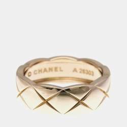 مملوكة مسبقًا خاتم شانيل كوكو كراش مقاس متوسط ذهب وردي عيار 18 خاتم لا يحتوي على أحجار ذهب وردي