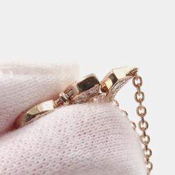 Pre Owned Chanel Eternal Chanel No.5 Necklace 18K Pink Gold