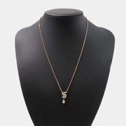 Pre Owned Chanel Eternal Chanel No.5 Necklace 18K Pink Gold