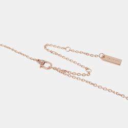 Pre Owned Chanel Eternal Chanel No.5 Necklace 18K Pink Gold