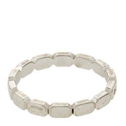 Chanel Premiere 18K White Gold Narrow Band Ring Size 52