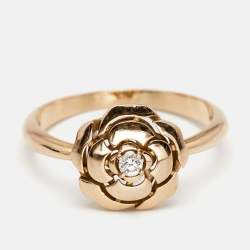Vintage Rose Pink 14K 585 Gold Vintage Ring vrn003