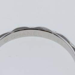 Chanel Silver Platinum Coco Crush Ring US 10.5
