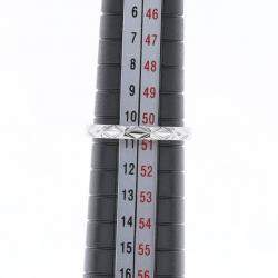 Chanel Silver Platinum Coco Crush Ring US 10.5