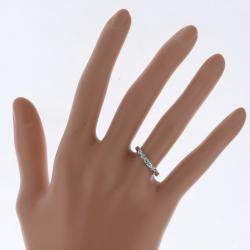 Chanel Silver Platinum Coco Crush Ring US 10.5