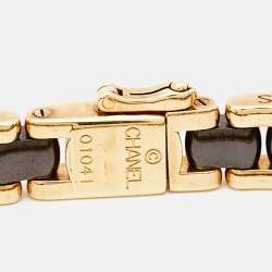 Chanel Ultra Ceramic 18k Yellow Gold Bracelet