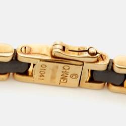 Chanel Ultra Ceramic 18k Yellow Gold Bracelet