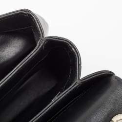 Pre Owned Chanel Black Quilted Leather Small Trendy CC Top Handle Bag