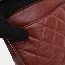 Chanel Red Leather 227 Medium Reissue Double Flap Reissue Shoulder Bag