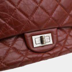 Chanel Red Leather 227 Medium Reissue Double Flap Reissue Shoulder Bag