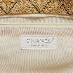 Chanel Navy Blue PVC and Denim 31 Shopping Bag